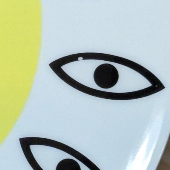 RARE IKEA Glödande Side Plate x Starbucks Winky eye combo lunch set - Picture 8 of 10